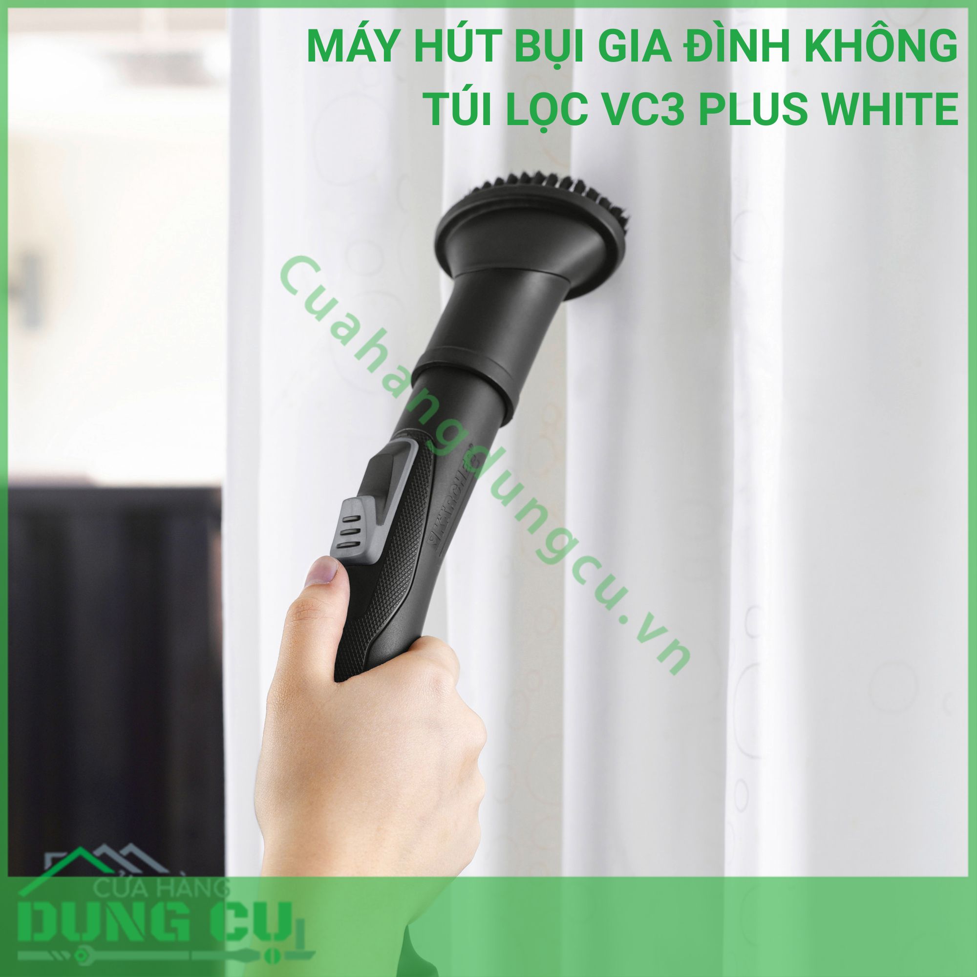 Máy hút bụi gia đình không túi lọc VC3 Plus White - 1 198-050 0