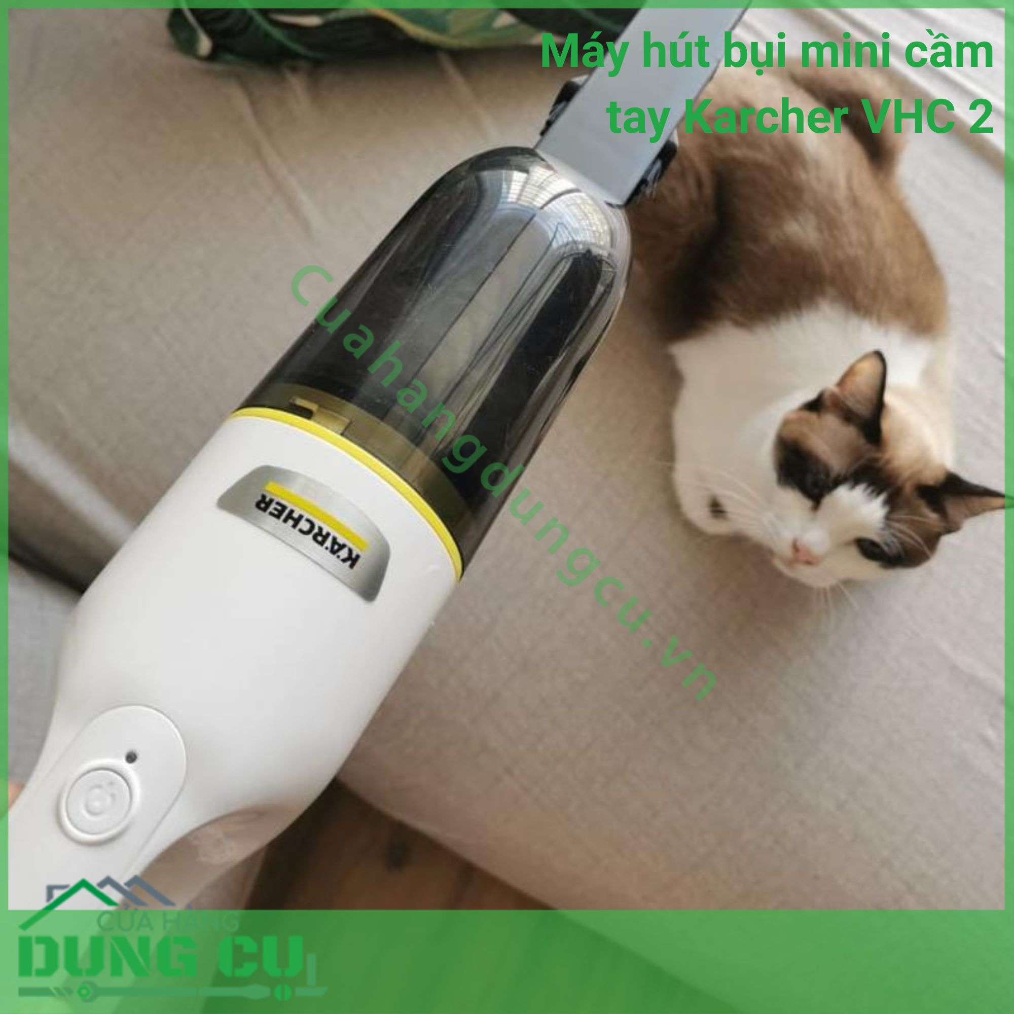 Máy hút bụi mini cầm tay Karcher VHC 2 - 1 198-4000 0