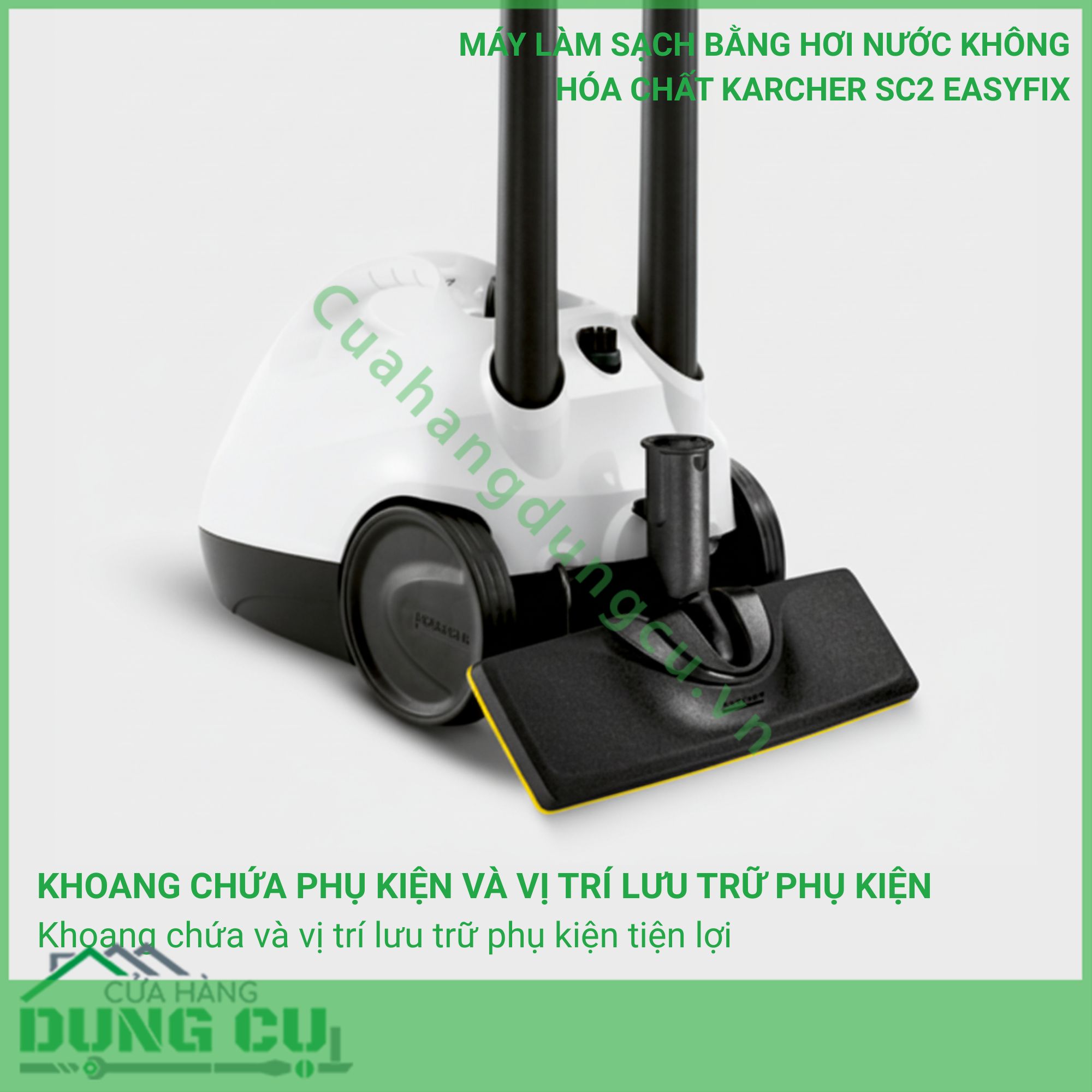 Máy làm sạch bằng hơi nước không hóa chất Karcher SC2 Easyfix - 1 512-600 0