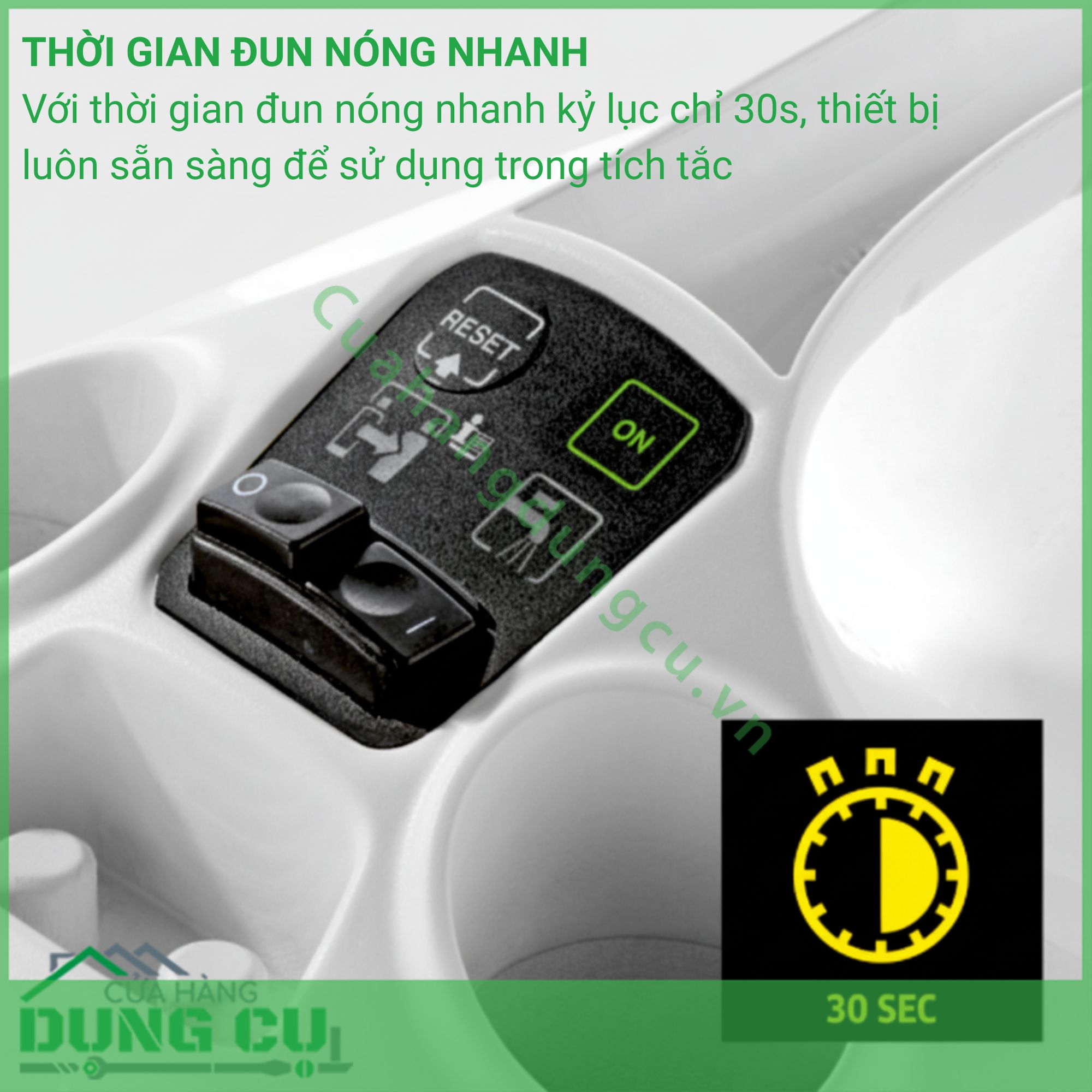 Máy làm sạch bằng hơi nước không hóa chất Karcher SC3 Easyfix - 1 513-650 0