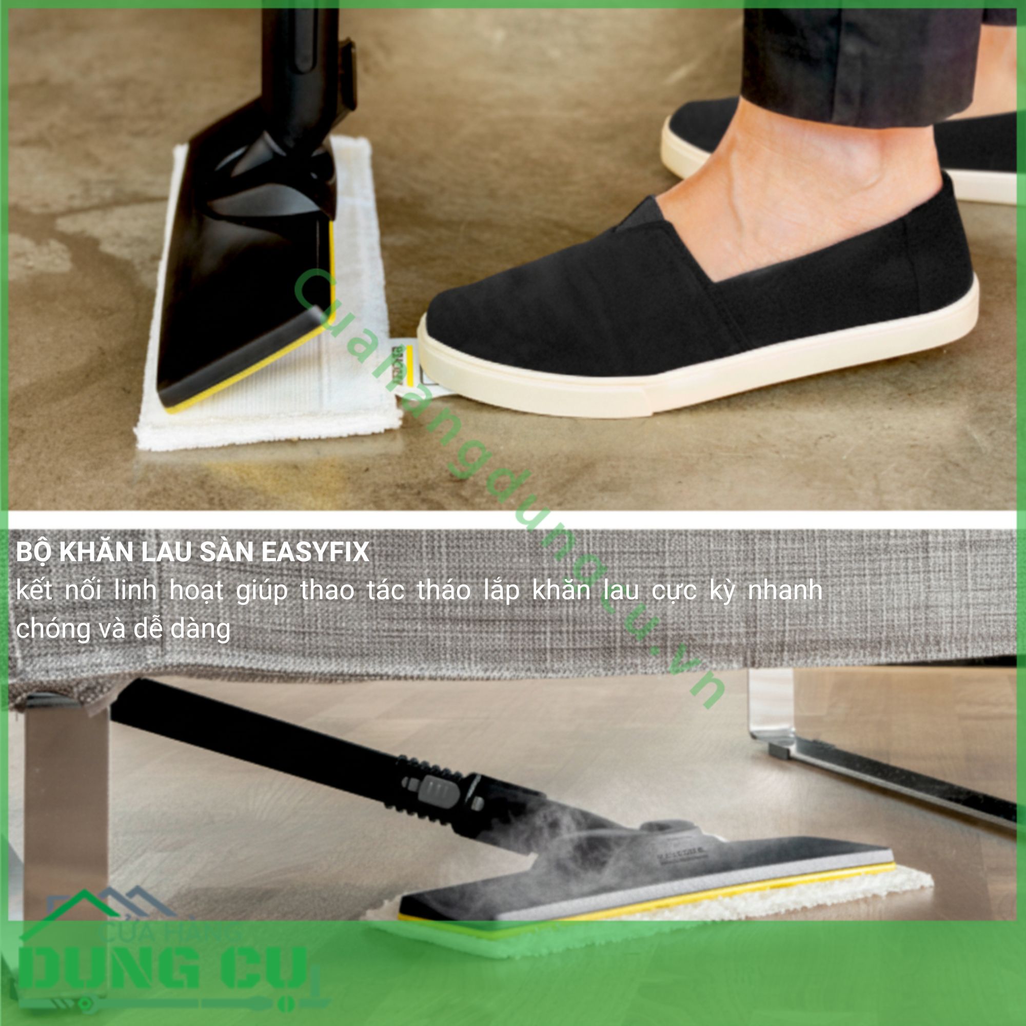 Máy làm sạch bằng hơi nước không hóa chất Karcher SC3 Easyfix - 1 513-650 0