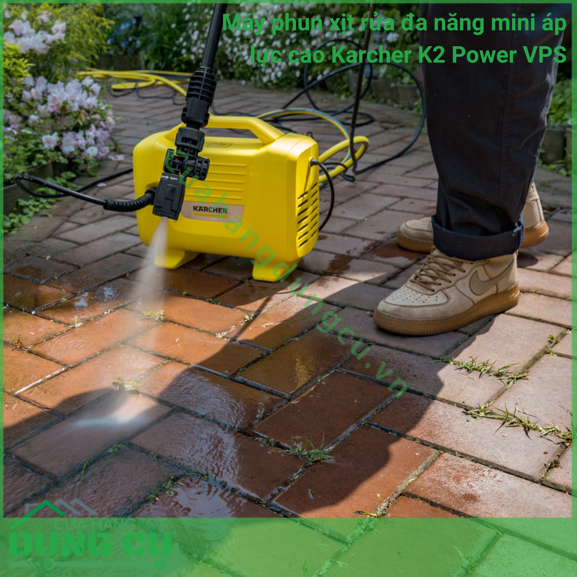 Máy phun xịt rửa đa năng mini áp lực cao Karcher K2 Power VPS - 1 118-001 0