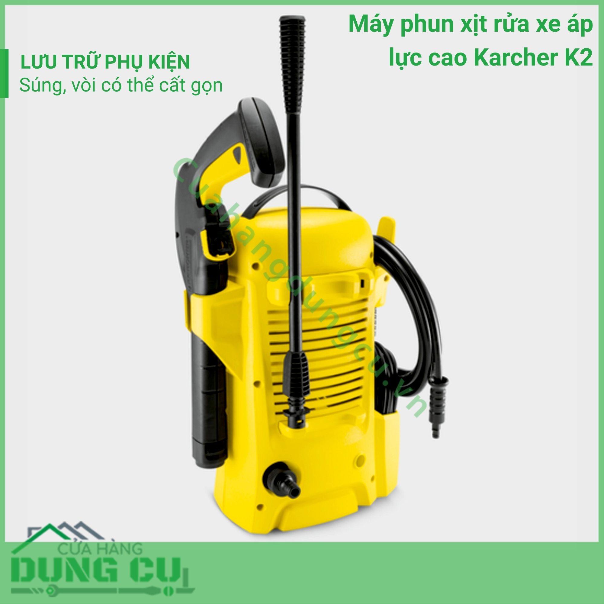 Máy phun xịt rửa xe gia đình áp lực cao Karcher K2 Universal Edition OJ EU - 1 673-003 0