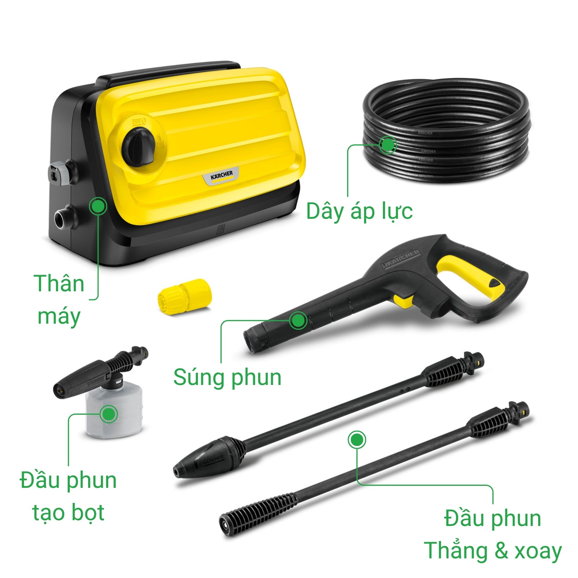 Máy rửa xe mini gia đình Karcher K2 Winner - 1 599-202 2