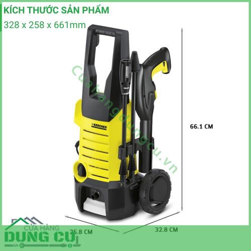 Máy xịt rửa đa năng có chỉnh áp Karcher K2 360 - 1 601-686 0