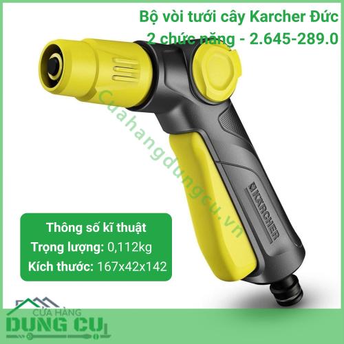 Bộ vòi tưới cây Karcher Đức 2 chức năng - 2 645-289 0