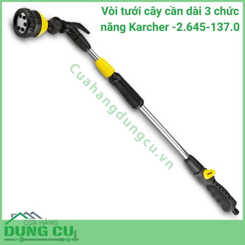 Vòi tưới cây cần dài 3 chức năng Karcher -2 645-137 0