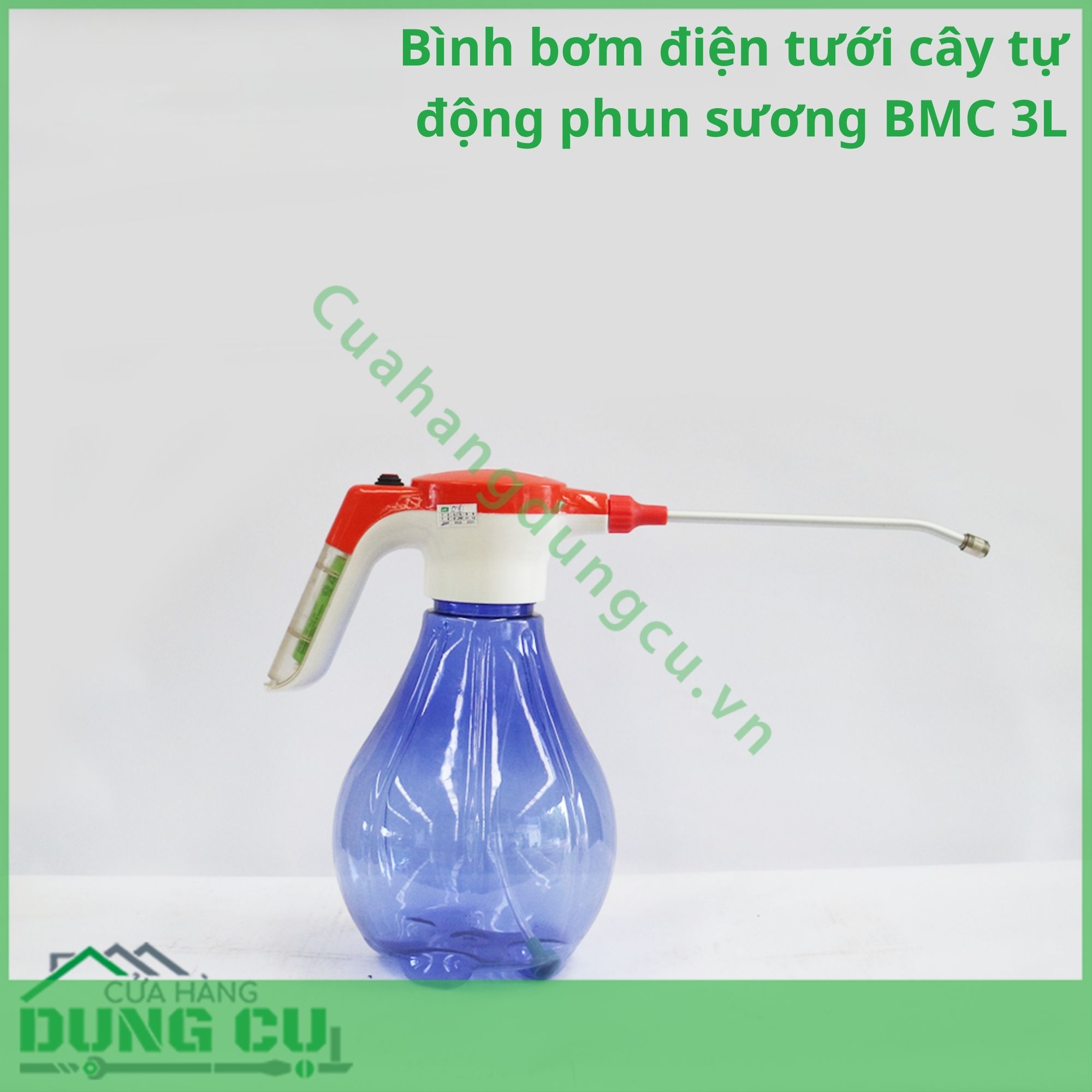 Bình bơm điện tưới cây tự động phun sương BMC 3L