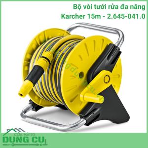 Bộ Vòi Tưới Rửa Đa Năng Karcher 15m: Gọn Gàng, Tiện Lợi Cho Mọi Gia Đình - 2.645-041.0