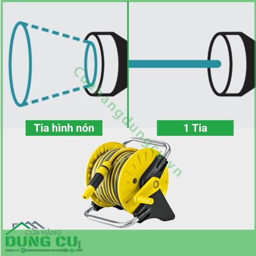 Bộ Vòi Tưới Rửa Đa Năng Karcher 15m Gọn Gàng Tiện Lợi Cho Mọi Gia Đình - 2 645-041 0