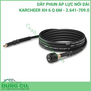 Dây Phun Áp Lực Nối Dài Karcher XH 6 Q 6m: Sức Mạnh Bền Bỉ, Tối Ưu Hiệu Năng Vệ Sinh Đỉnh Cao - 2.641-709.0