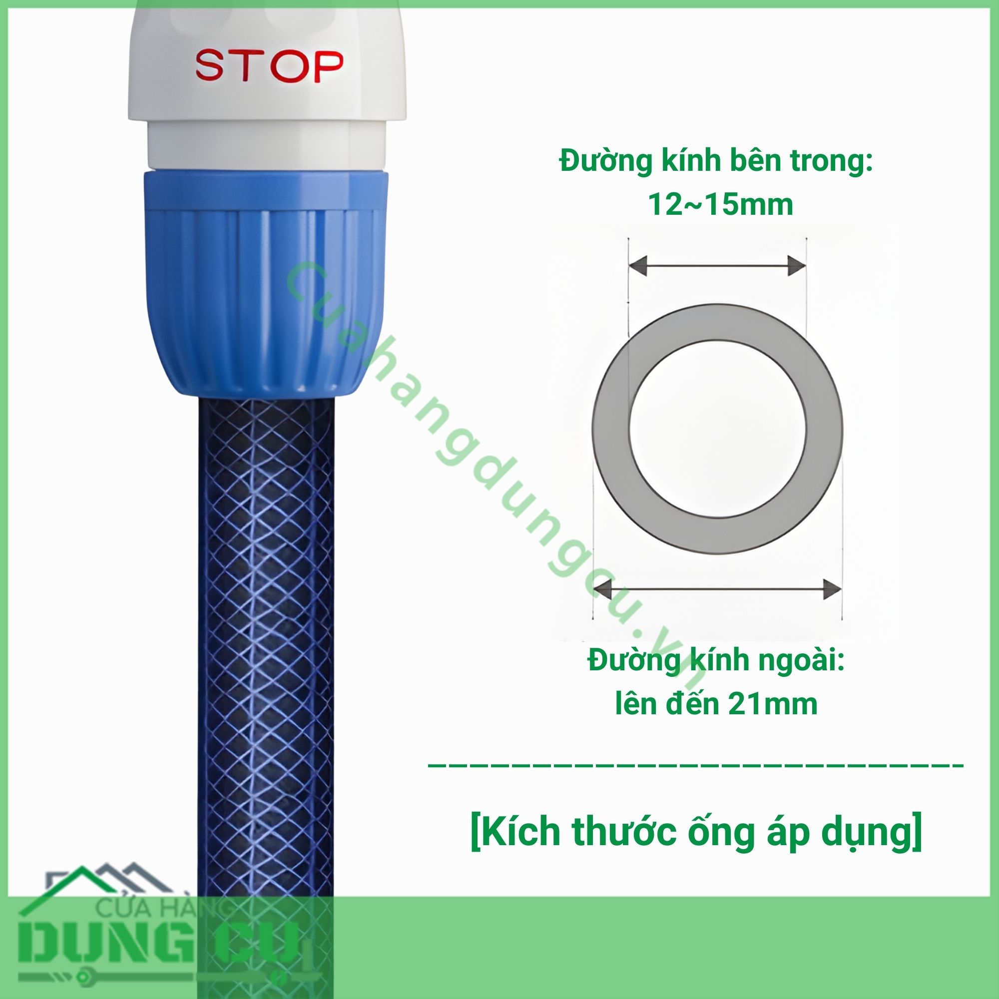 Đầu Nối Chặn Nước Takagi QG096fj Tiện Lợi Tối Đa Tiết Kiệm Vượt Trội cho Vườn Nhà Bạn