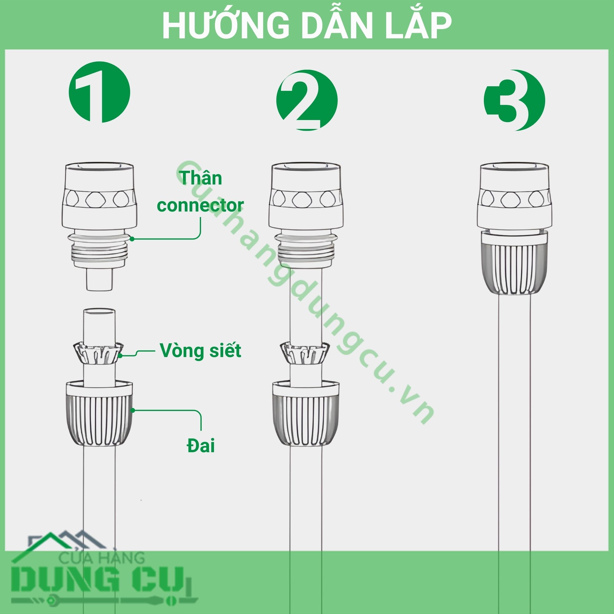 Đầu Nối Chặn Nước Takagi QG096fj Tiện Lợi Tối Đa Tiết Kiệm Vượt Trội cho Vườn Nhà Bạn