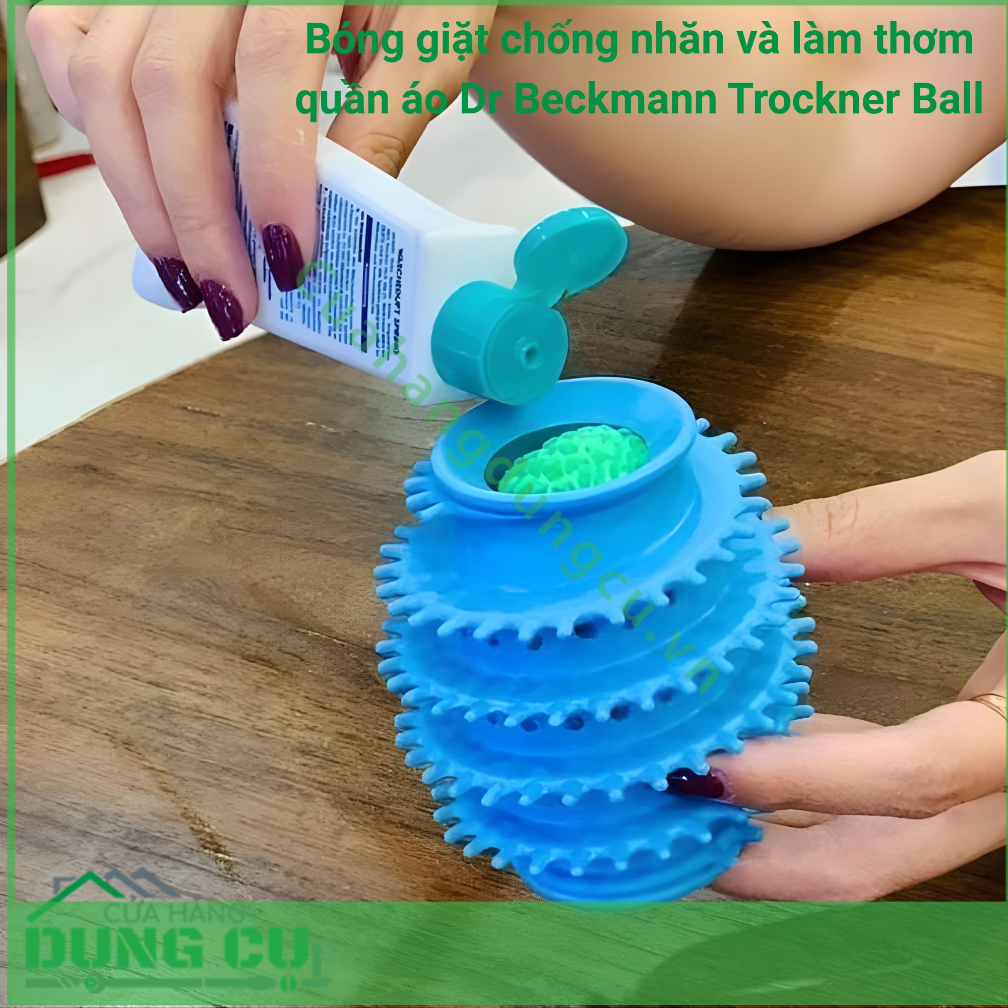 Bóng giặt chống nhăn và làm thơm quần áo Dr Beckmann Trockner Ball