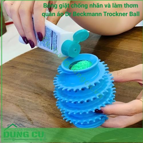 Bóng giặt chống nhăn và làm thơm quần áo Dr Beckmann Trockner Ball