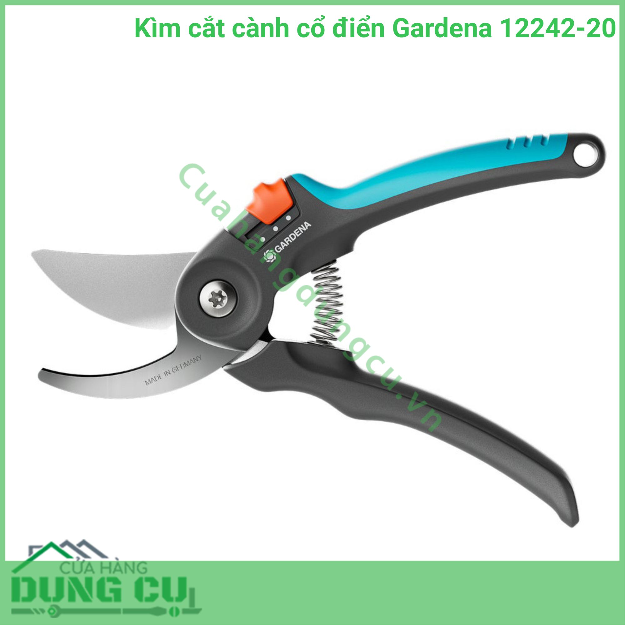 Kìm Cắt Cành Cổ Điển Gardena 12242-20 - Giải Pháp Cắt Tỉa Chuyên Nghiệp