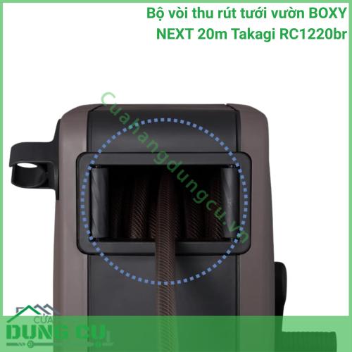 Bộ Vòi Thu Rút BOXY NEXT 20m Takagi RC1220BR - Nâng Tầm Không Gian Sống Xanh Tiện Nghi