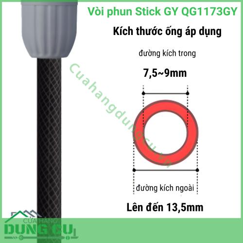 Vòi Phun Nước Stick GY QG1173GY - Trải Nghiệm Chăm Sóc Khu Vườn Thư Thái