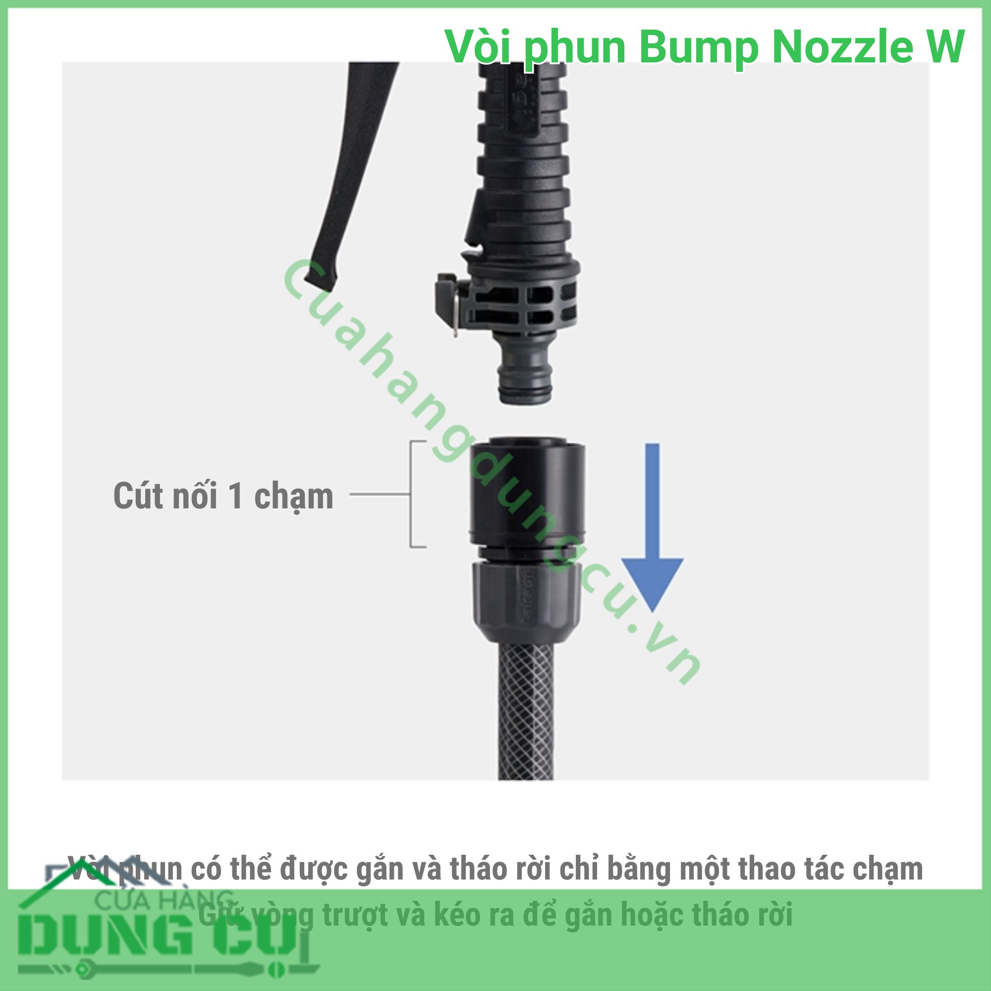 Vòi Phun Takagi Bump Nozzle W QG1180CG Chính Hãng Nhật Bản