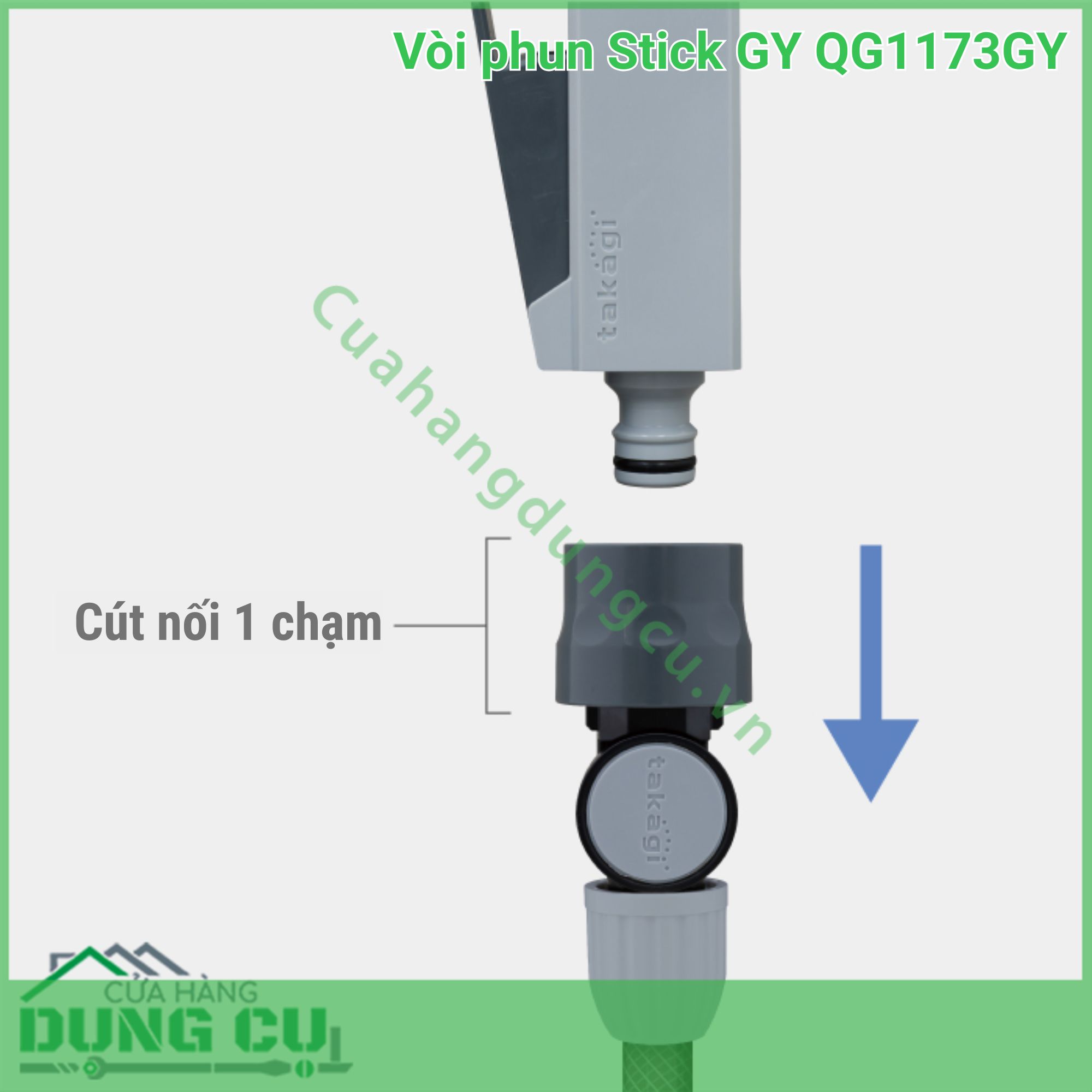 Vòi Phun Nước Stick GY QG1173GY - Trải Nghiệm Chăm Sóc Khu Vườn Thư Thái