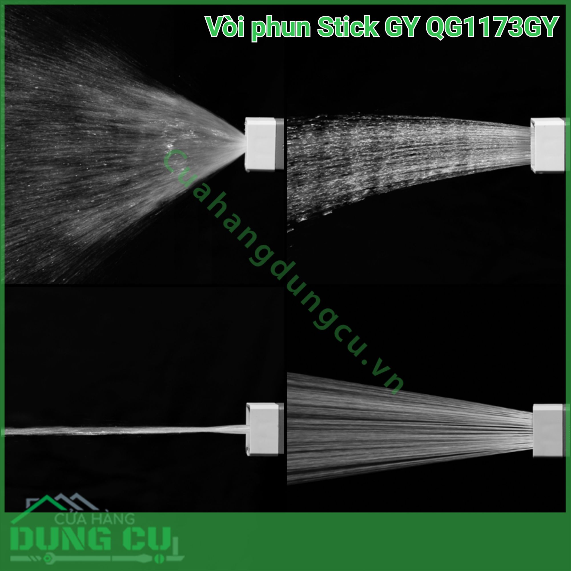 Vòi Phun Nước Stick GY QG1173GY - Trải Nghiệm Chăm Sóc Khu Vườn Thư Thái