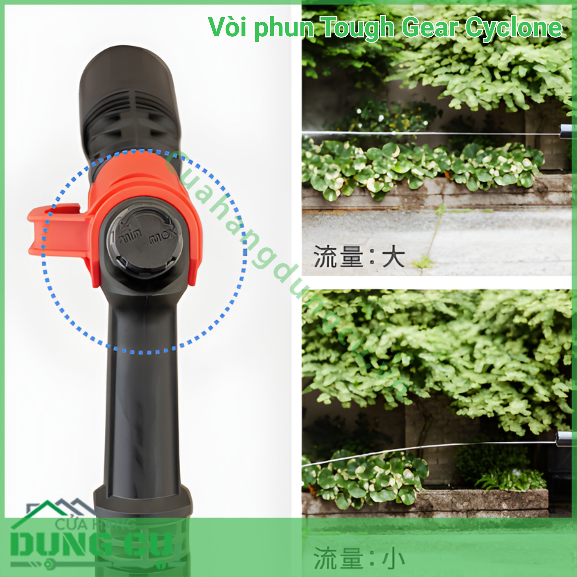 Vòi Phun Nước Tough Gear Cyclone QG559 - Hiệu Suất Xịt Rửa Kỹ Thuật Cao