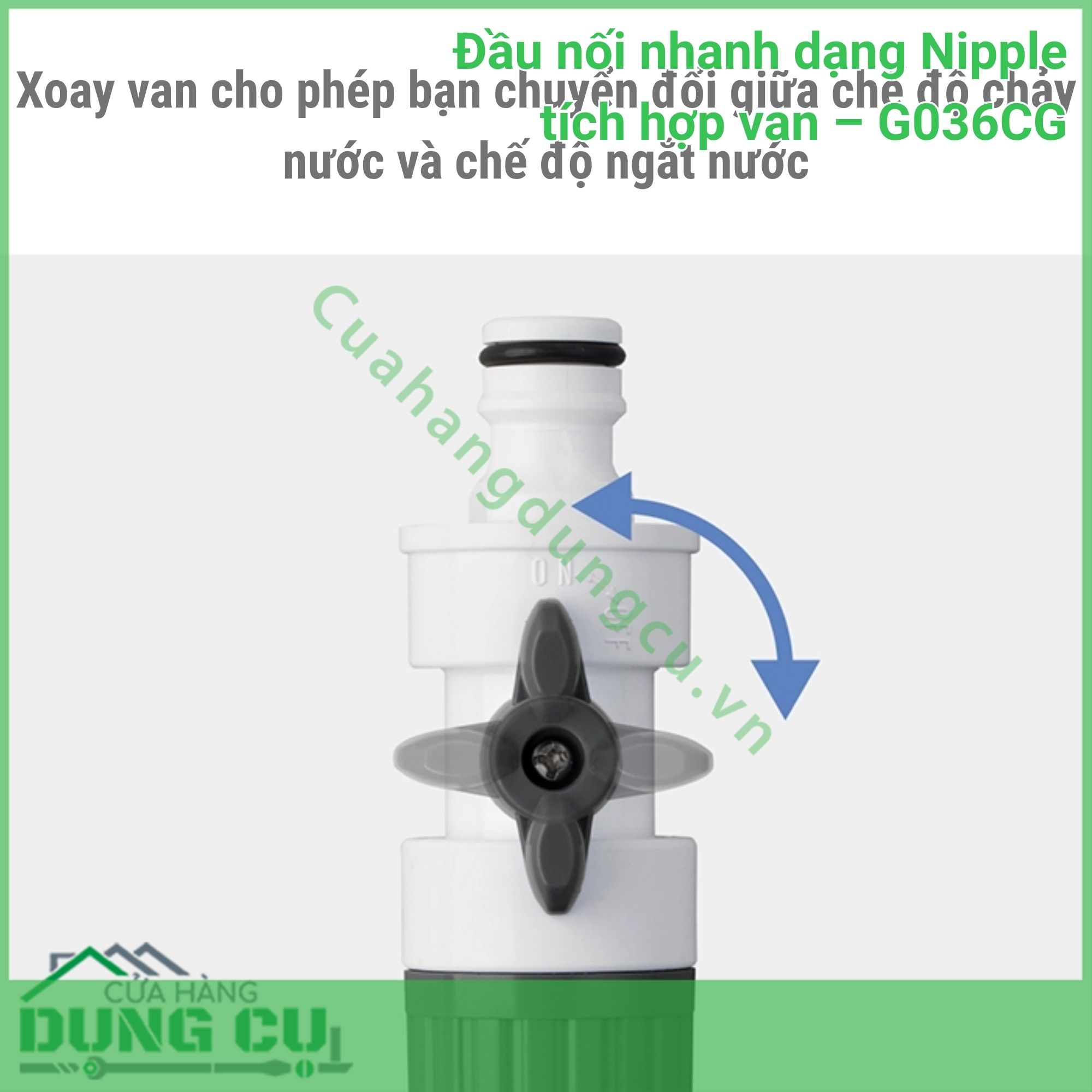 Đầu Nối Ống Nước Tích Hợp Van G036CG - Tiêu Chuẩn Kỹ Thuật Vận Hành Tối Ưu