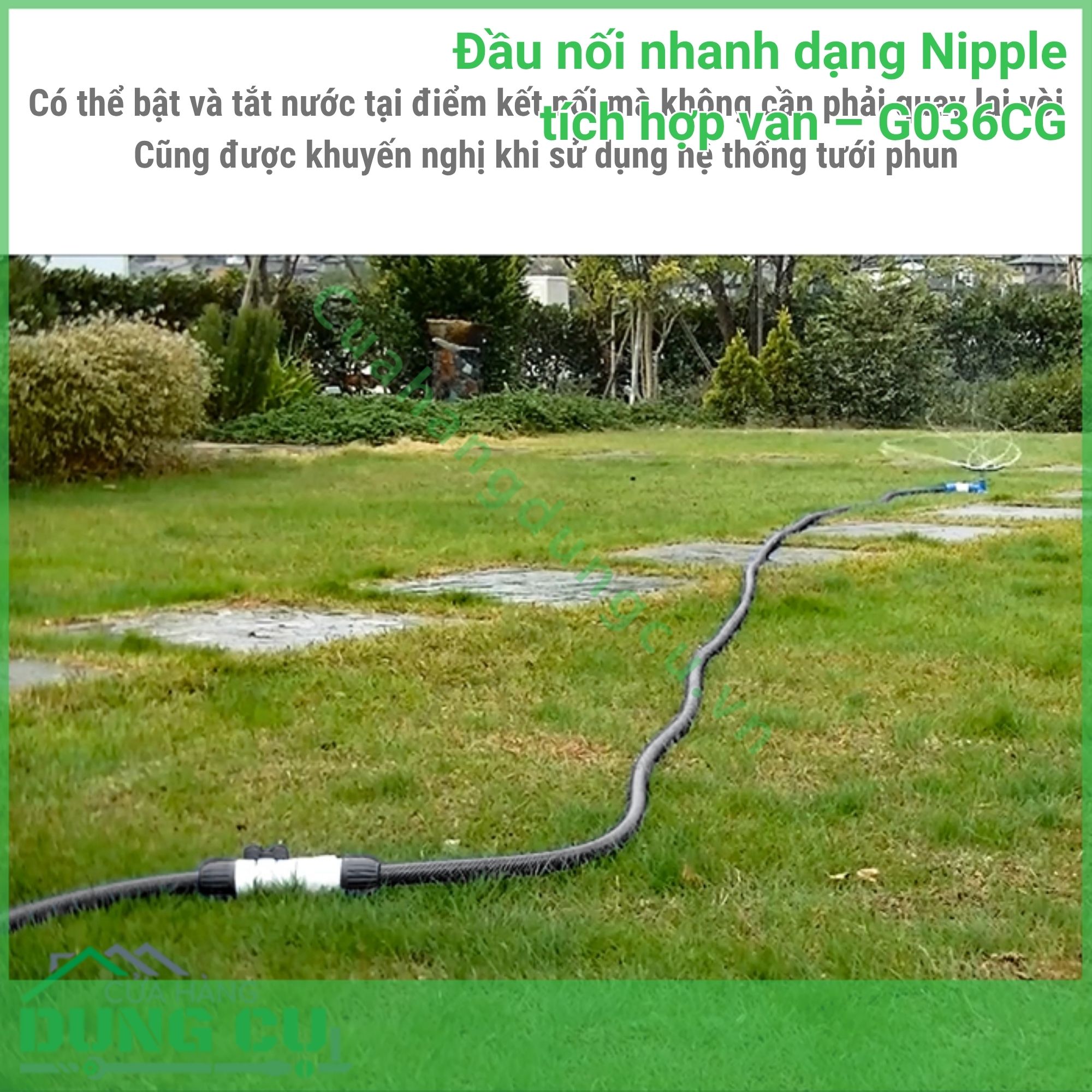 Đầu Nối Ống Nước Tích Hợp Van G036CG - Tiêu Chuẩn Kỹ Thuật Vận Hành Tối Ưu