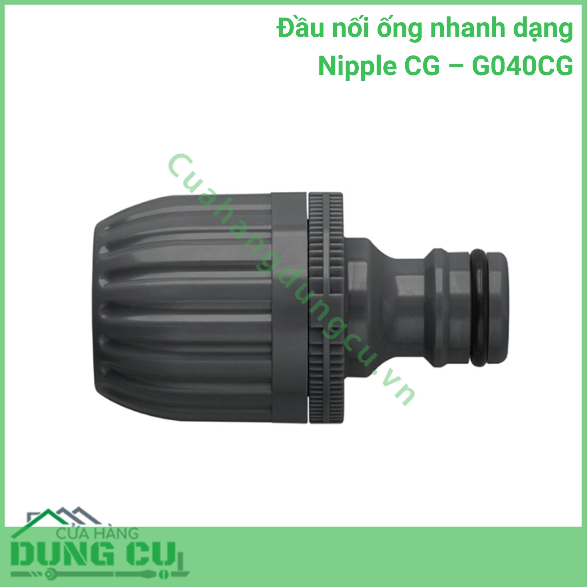 Đầu Nối Ống Nhanh Dạng Nipple CG G040CG - Giải Pháp Mở Rộng Và Chống Rò Rỉ Hoàn Hảo