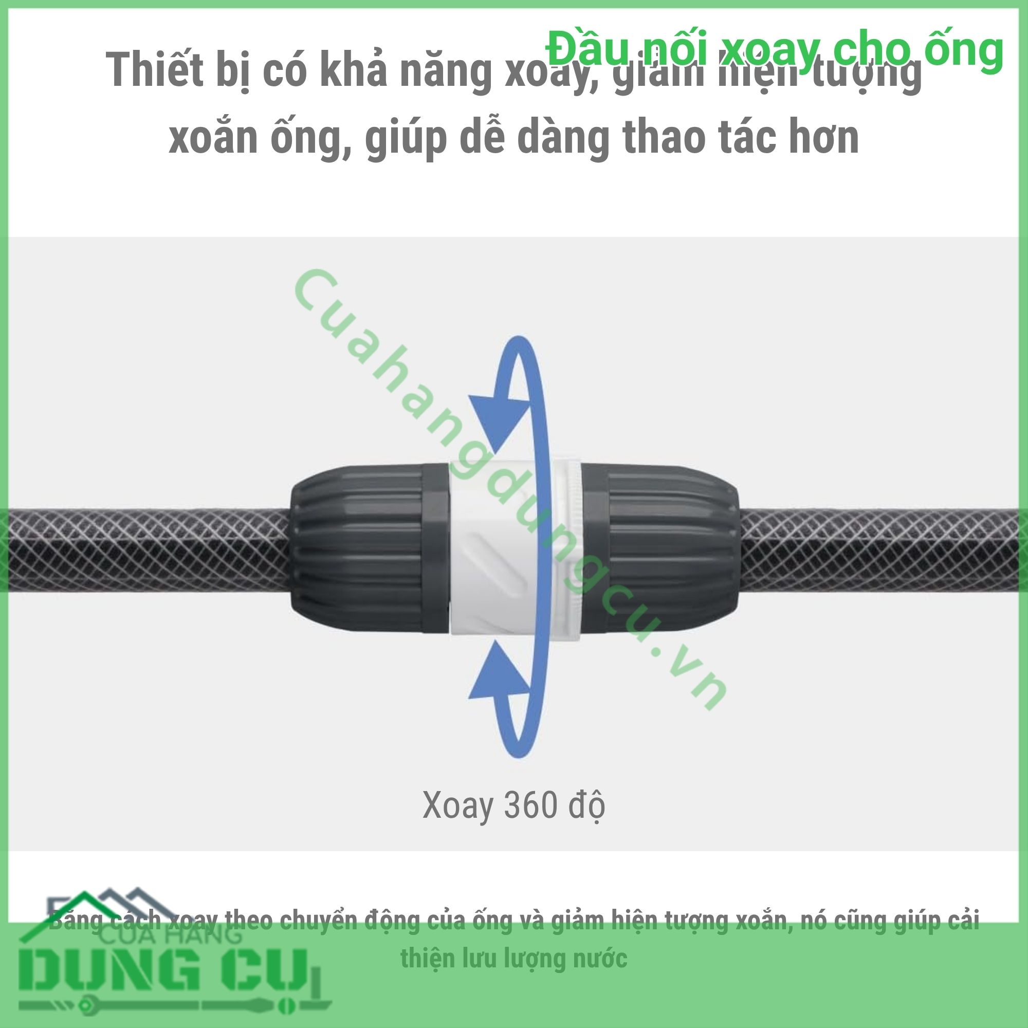 Đầu Nối Xoay 360 Độ Takagi G015CG - Giải Pháp Nối Ống Nước Chống Xoắn Từ Nhật Bản