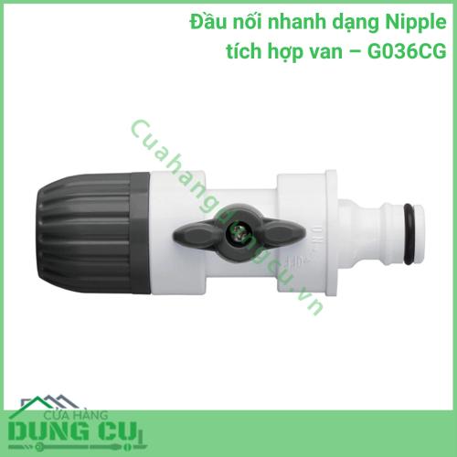 Đầu Nối Ống Nước Tích Hợp Van G036CG - Tiêu Chuẩn Kỹ Thuật Vận Hành Tối Ưu