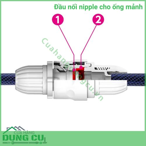 Đầu Nối Nipple Cho Ống Mảnh Slim Hose G040SH - Giải Pháp Kết Nối Nhanh Chống Rò Rỉ Tuyệt Đối