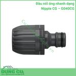 Đầu Nối Ống Nhanh Dạng Nipple CG G040CG - Giải Pháp Mở Rộng Và Chống Rò Rỉ Hoàn Hảo