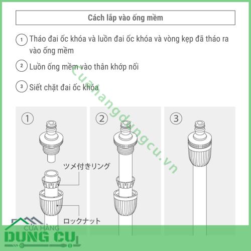 Đầu Nối Ống Nhanh Dạng Nipple CG G040CG - Giải Pháp Mở Rộng Và Chống Rò Rỉ Hoàn Hảo