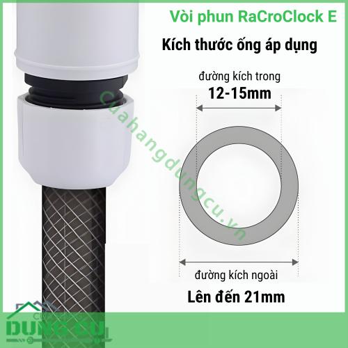 Vòi Phun Nước RaCroClock E QG551 - Giải Pháp Tưới Tiêu Và Vệ Sinh Đa Năng