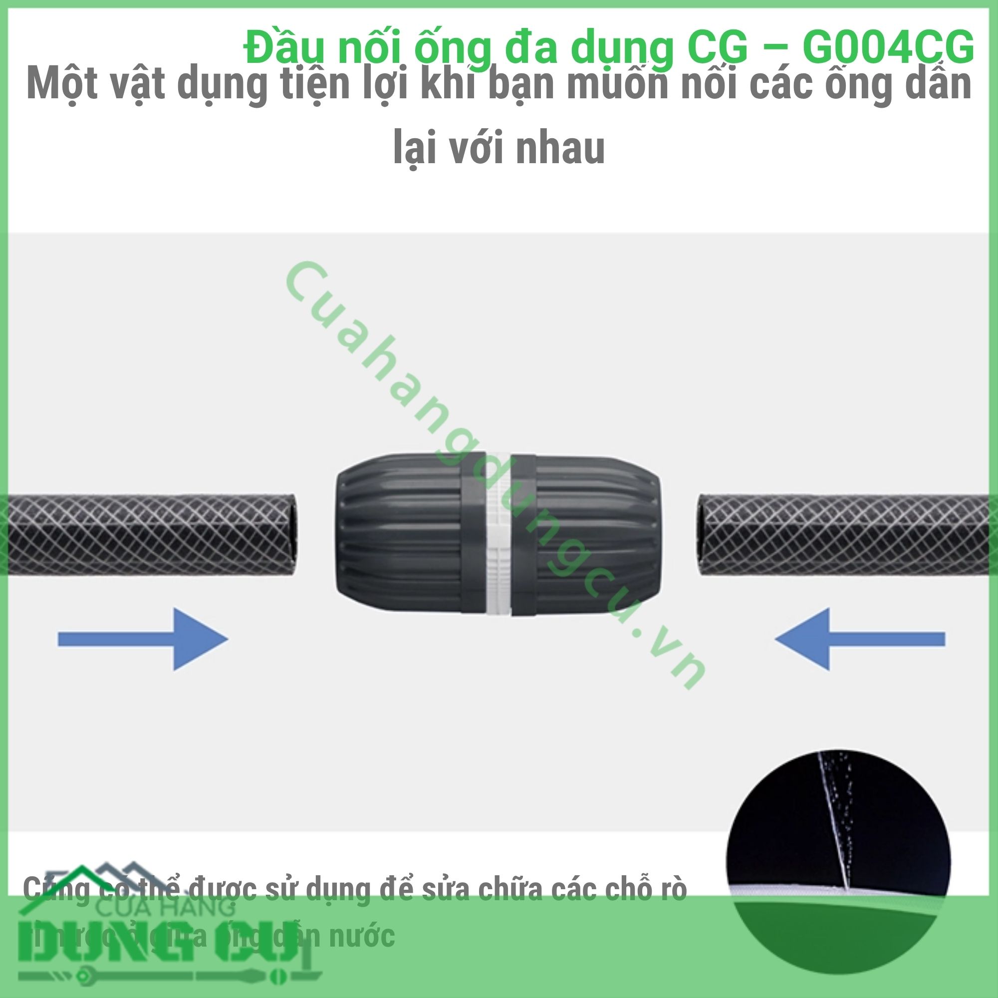 Đầu Nối Ống Nước Chuyên Dụng CG G004CG Chuẩn Mực Kỹ Thuật Cho Hệ Thống Dẫn Nước