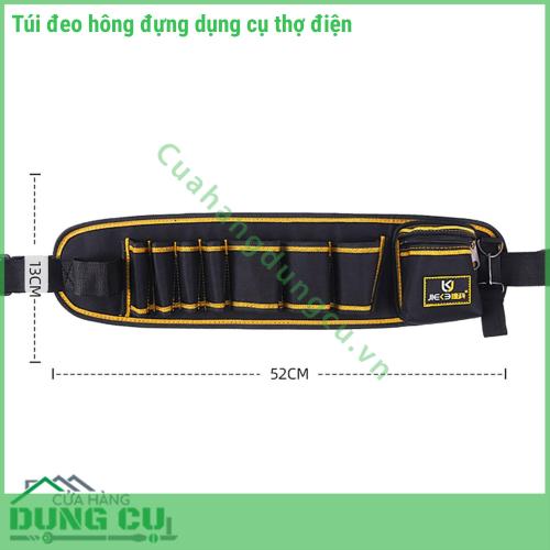 Túi Đeo Hông Chuyên Dụng Jieba JK-104 - Tiêu Chuẩn Kỹ Thuật Khắt Khe Cho Thợ Lành Nghề