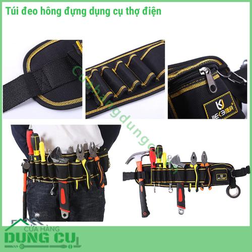 Túi Đeo Hông Chuyên Dụng Jieba JK-104 - Tiêu Chuẩn Kỹ Thuật Khắt Khe Cho Thợ Lành Nghề
