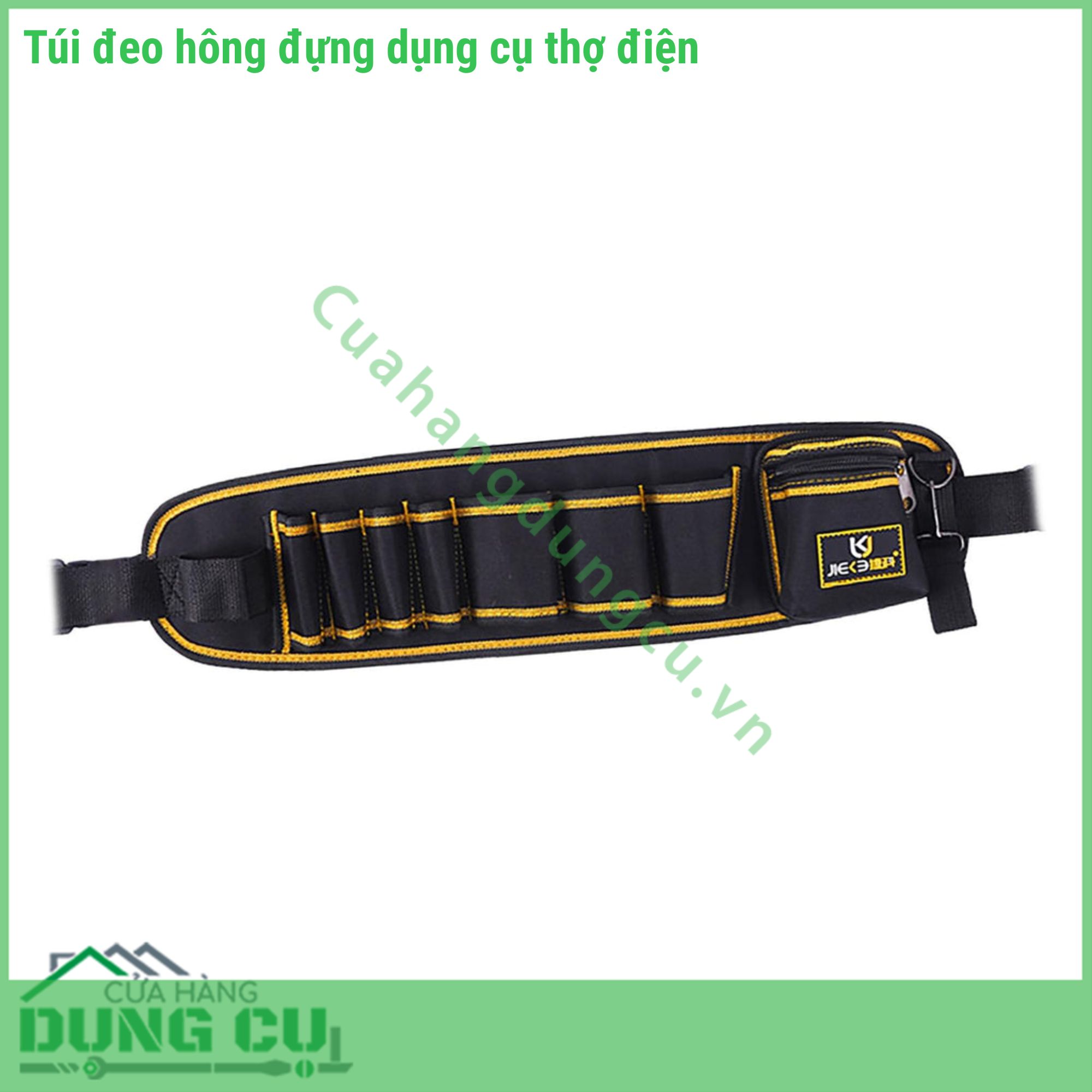 Túi Đeo Hông Chuyên Dụng Jieba JK-104 - Tiêu Chuẩn Kỹ Thuật Khắt Khe Cho Thợ Lành Nghề