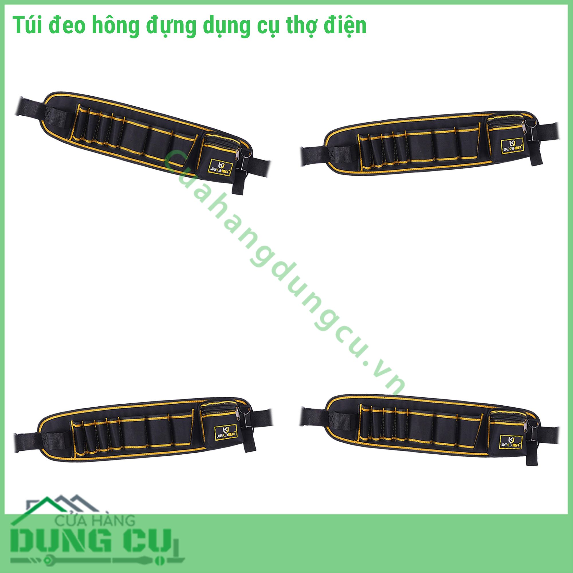 Túi Đeo Hông Chuyên Dụng Jieba JK-104 - Tiêu Chuẩn Kỹ Thuật Khắt Khe Cho Thợ Lành Nghề