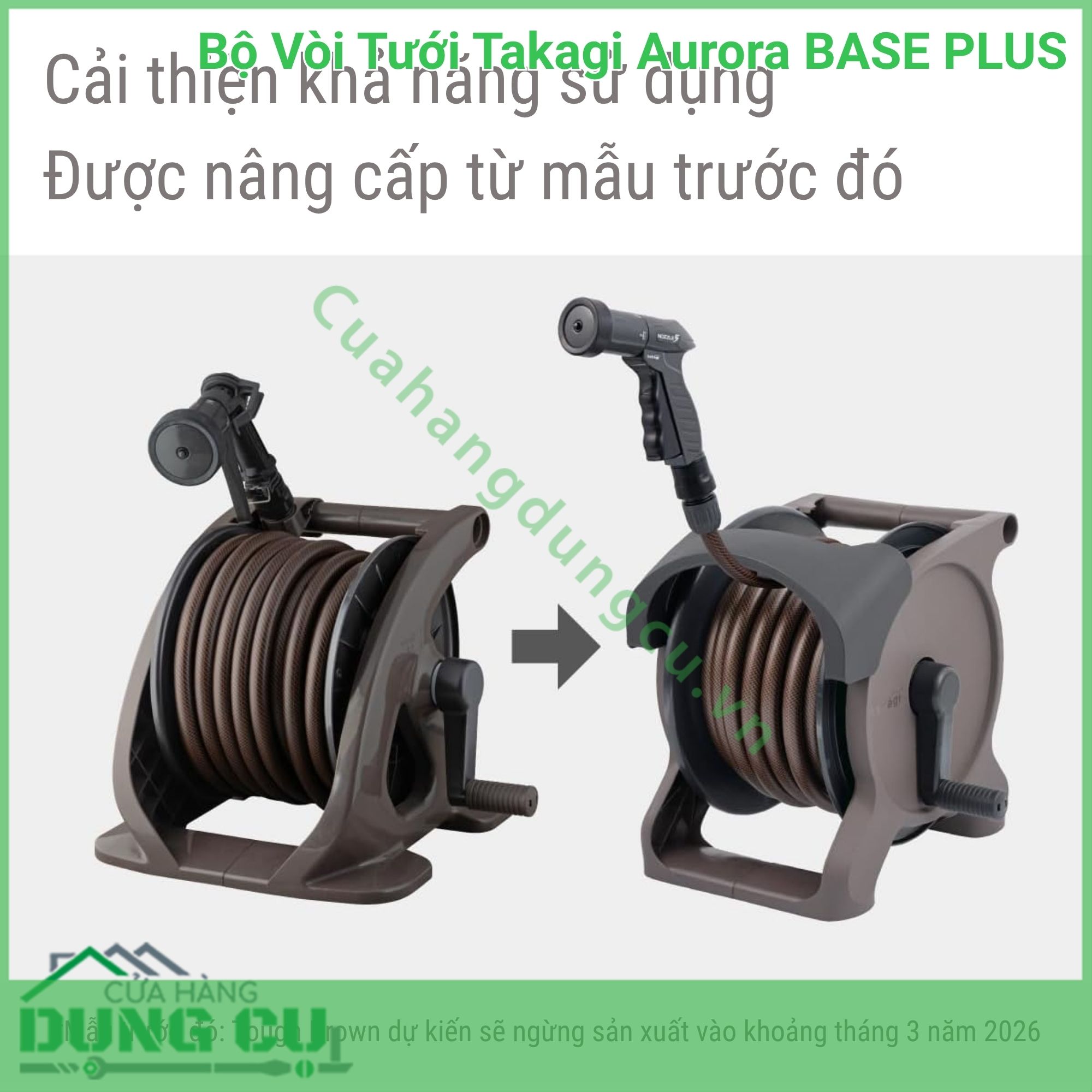 Bộ Vòi Tưới Takagi Aurora BASE PLUS 30m R1330BRA - Trải Nghiệm Chăm Sóc Không Gian Sống Đẳng Cấp