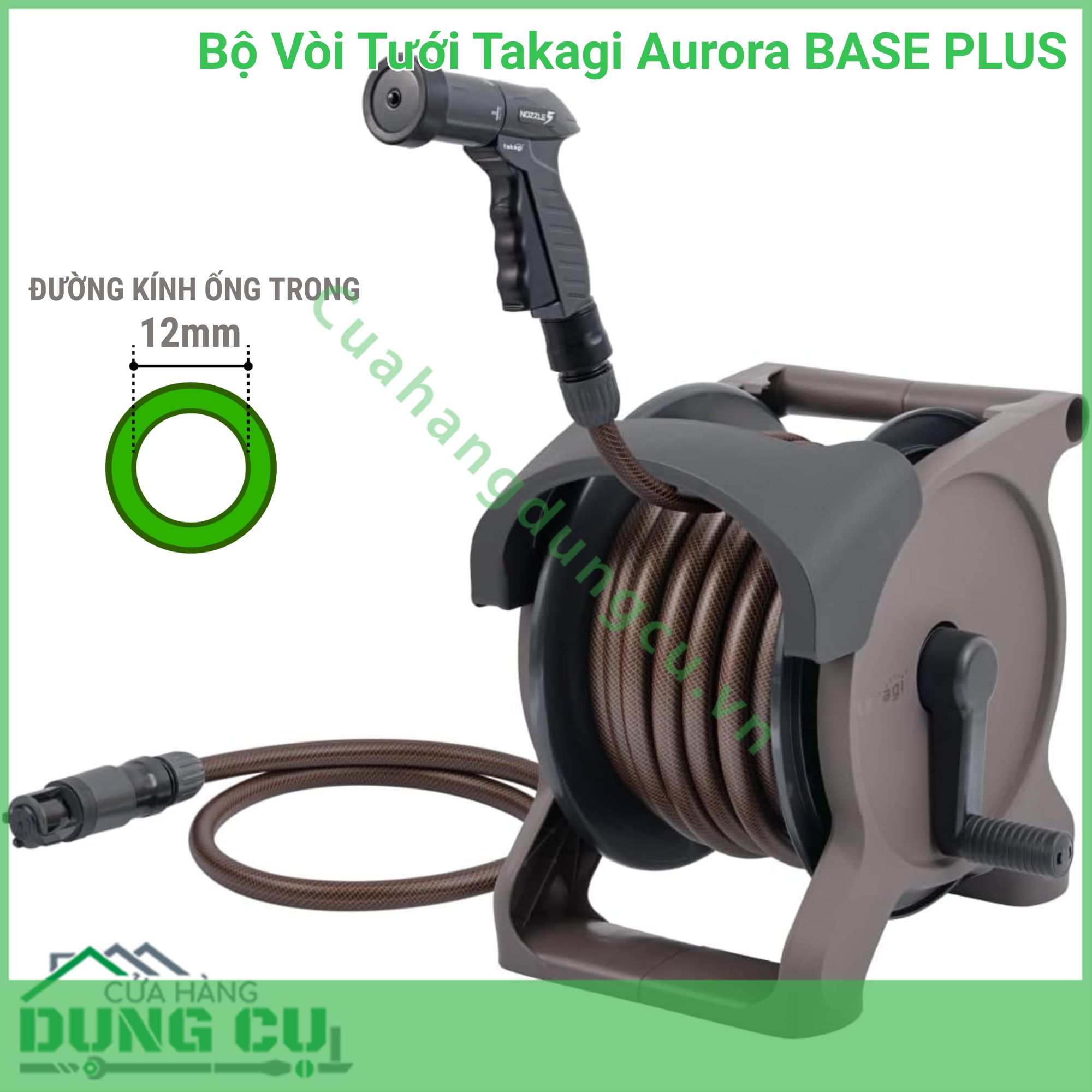 Bộ Vòi Tưới Takagi Aurora BASE PLUS 30m R1330BRA - Trải Nghiệm Chăm Sóc Không Gian Sống Đẳng Cấp