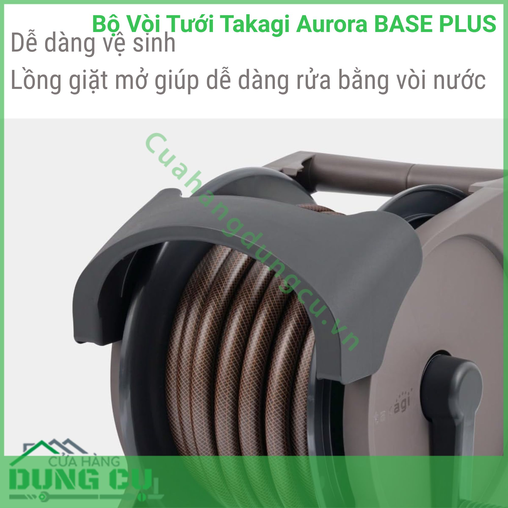 Bộ Vòi Tưới Takagi Aurora BASE PLUS 30m R1330BRA - Trải Nghiệm Chăm Sóc Không Gian Sống Đẳng Cấp