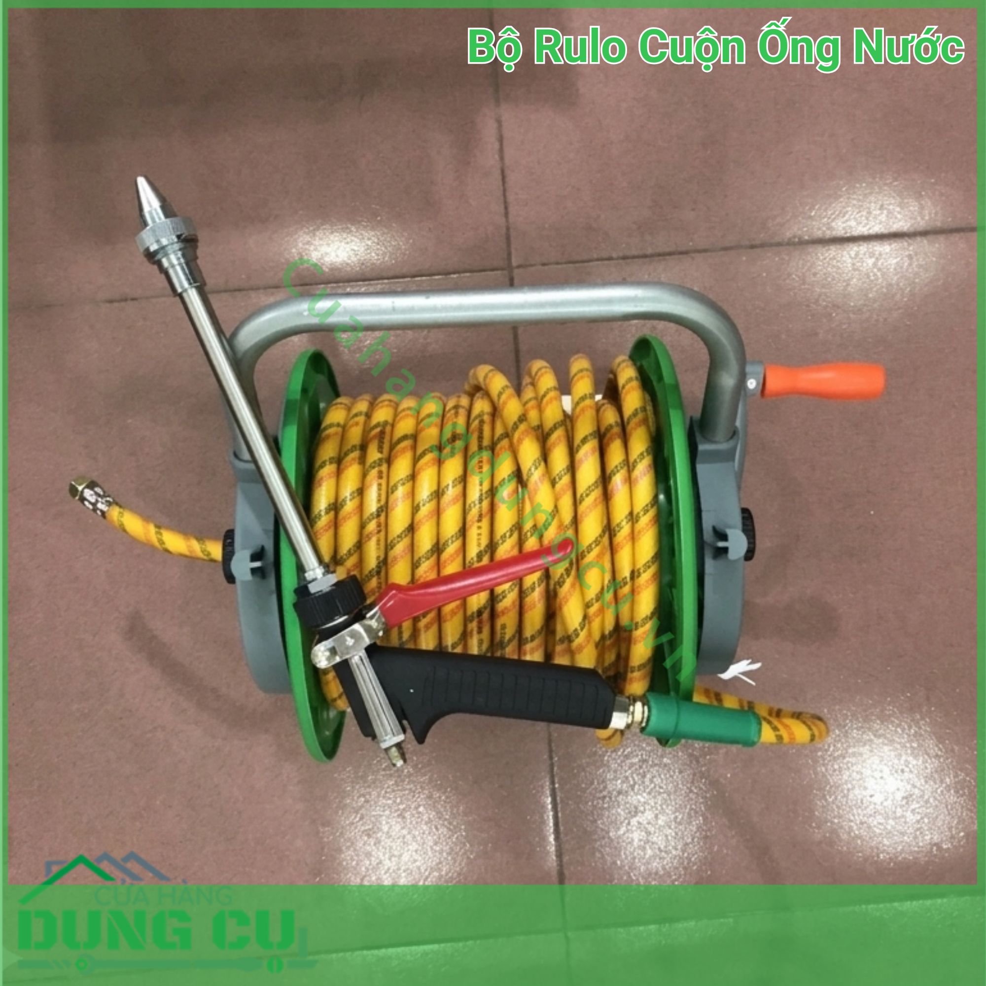 Rulo Cuộn Ống Nước AquaMate HR-415 - Điểm Nhấn Tinh Tế Cho Khu Vườn Hiện Đại