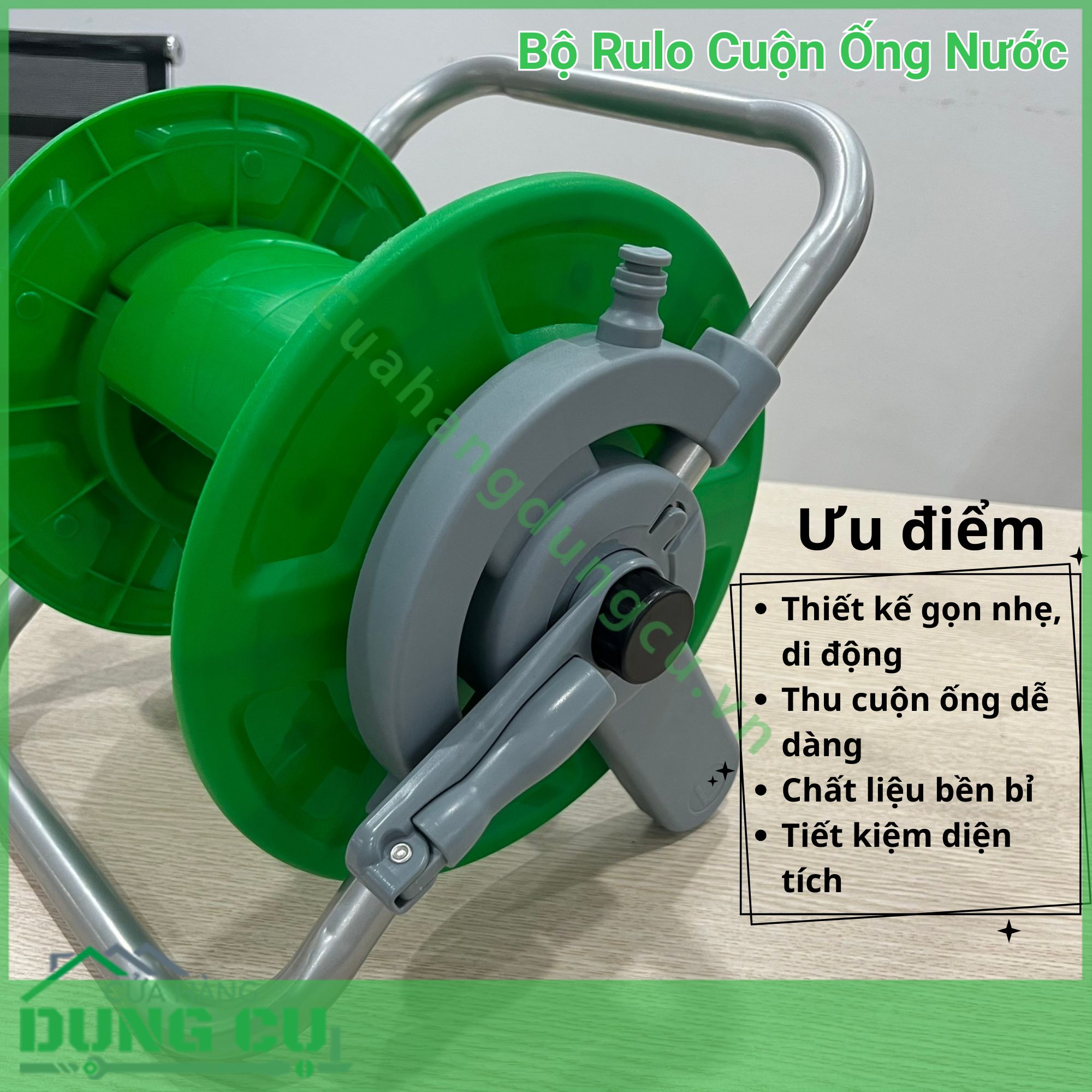 Rulo Cuộn Ống Nước AquaMate HR-415 - Điểm Nhấn Tinh Tế Cho Khu Vườn Hiện Đại