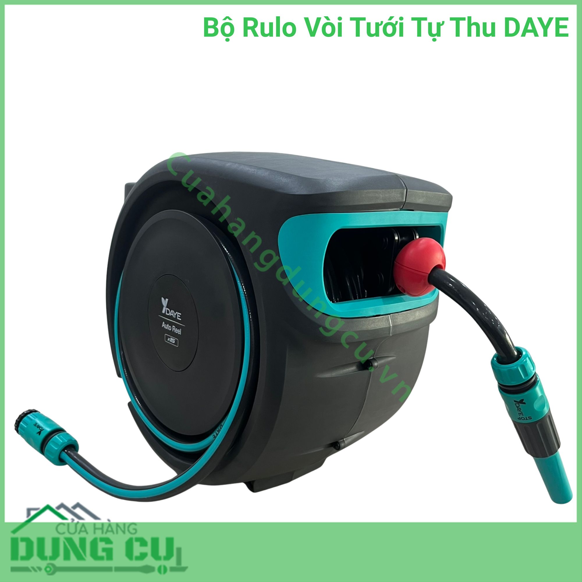 Bộ Rulo Vòi Tưới Tự Thu DAYE - Giải Pháp Chăm Sóc Sân Vườn Tiện Ích Toàn Diện