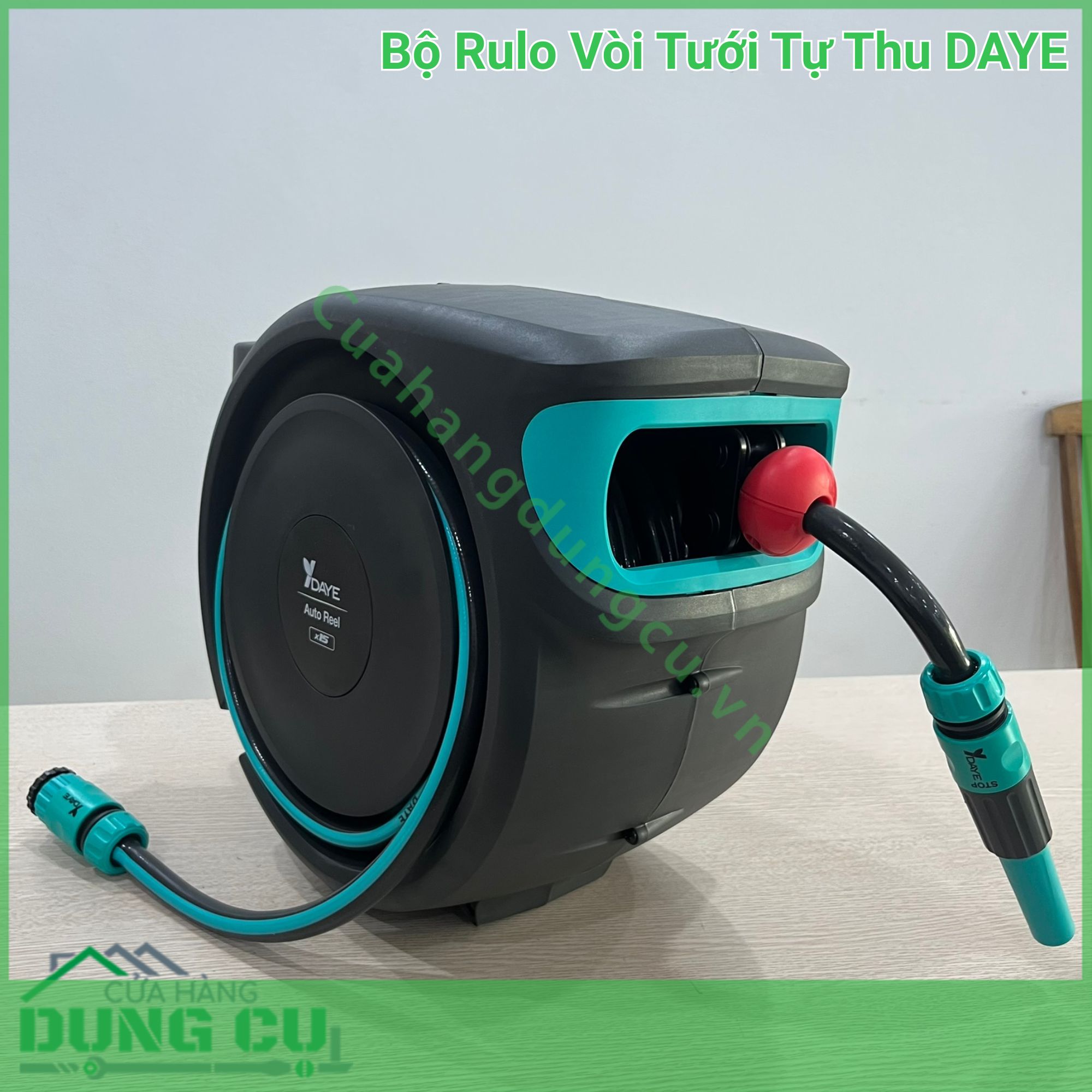 Bộ Rulo Vòi Tưới Tự Thu DAYE - Giải Pháp Chăm Sóc Sân Vườn Tiện Ích Toàn Diện