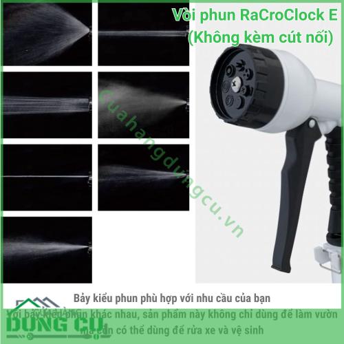 Vòi Phun Nước Takagi RaCroClock E (Không Cút Nối) - Giải Pháp Tưới Tiêu Và Vệ Sinh Chuyên Nghiệp