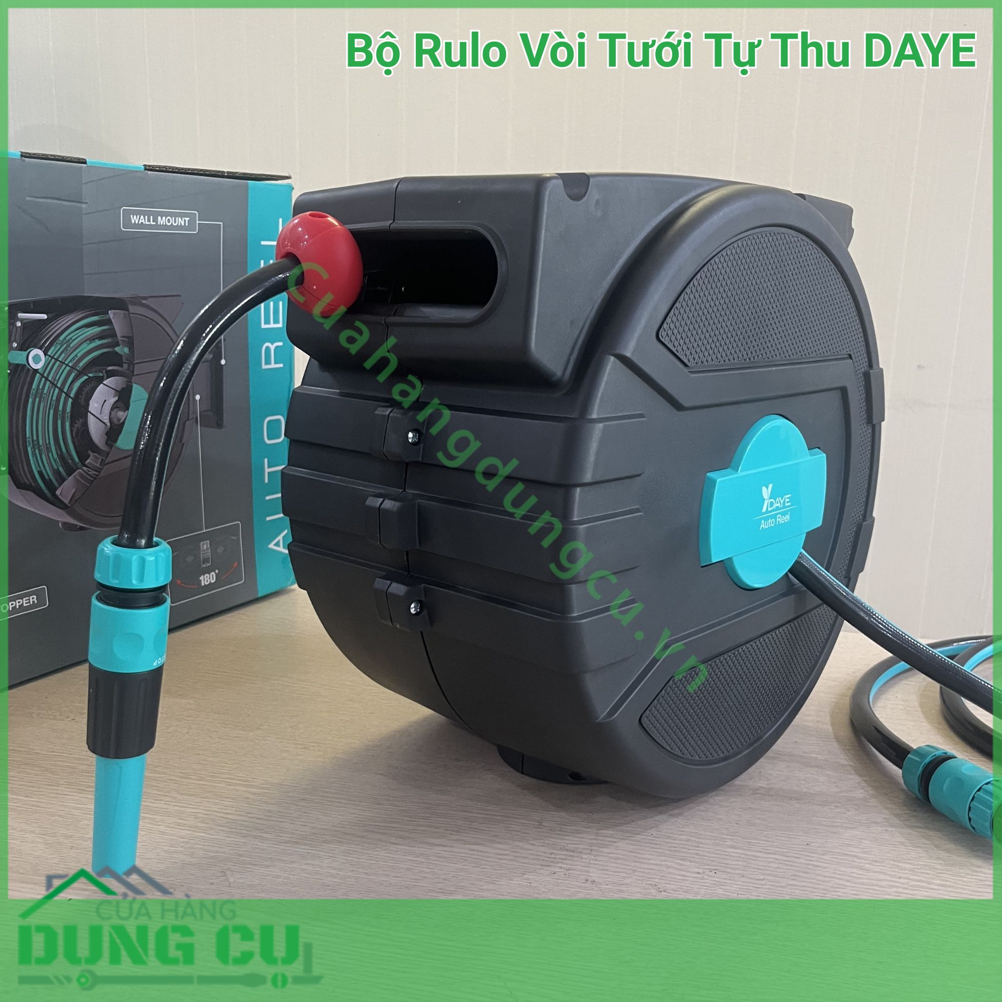 Bộ Rulo Vòi Tưới Tự Thu 20M DAYE – Giải Pháp Chăm Sóc Không Gian Xanh Toàn Diện