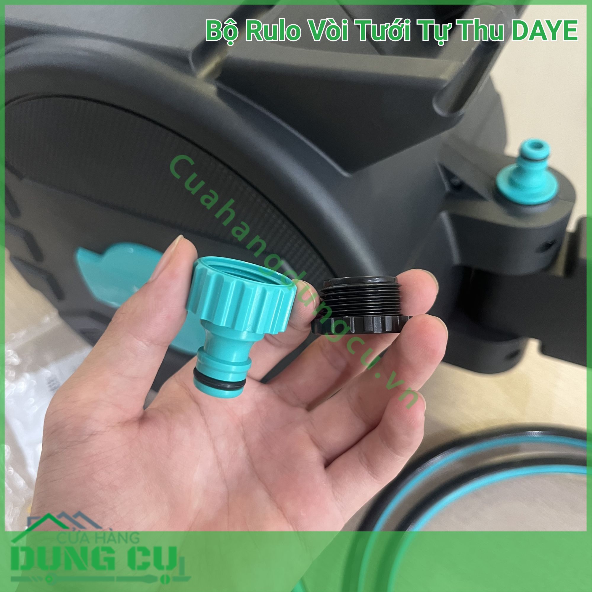 Bộ Rulo Vòi Tưới Tự Thu 20M DAYE – Giải Pháp Chăm Sóc Không Gian Xanh Toàn Diện